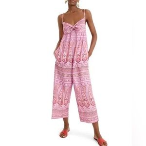 NWT JCrew Point Sur Paisley Jumpsuit Size size 8
